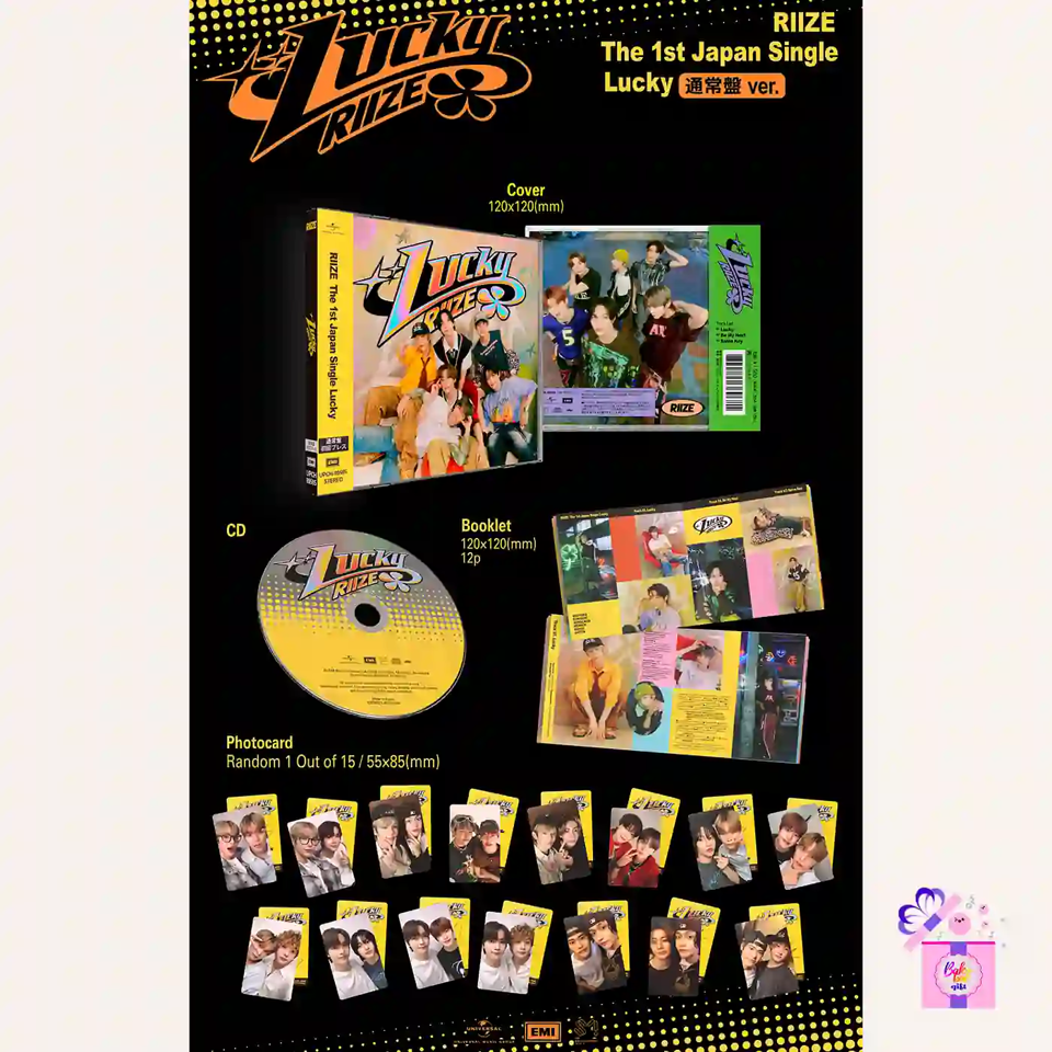 RIIZE – Lucky [Regular Edition] (1st Japan Single Album) – Bak Bak