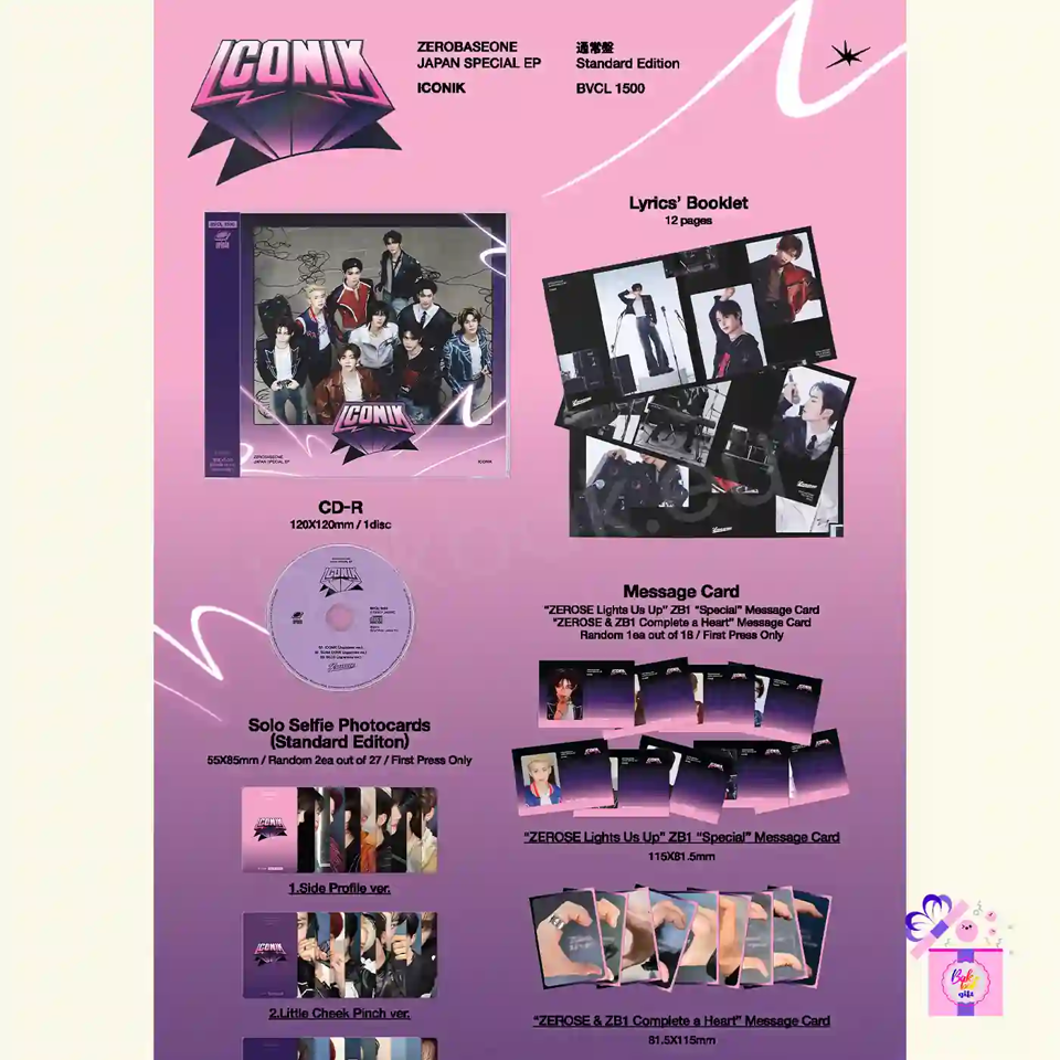 ZB1 – ICONIK (Regular Edition) [Japan Special EP Album] + POB