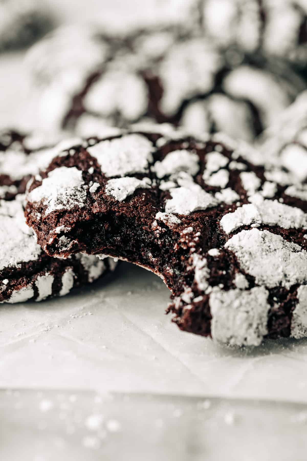 The Best Fudgy Chocolate Crinkle Cookies Recipe - Baked Ambrosia