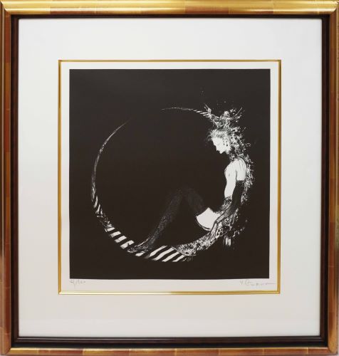 天野喜孝「god dark side」 の買取実績｜神奈川県川崎市 版画・木版画