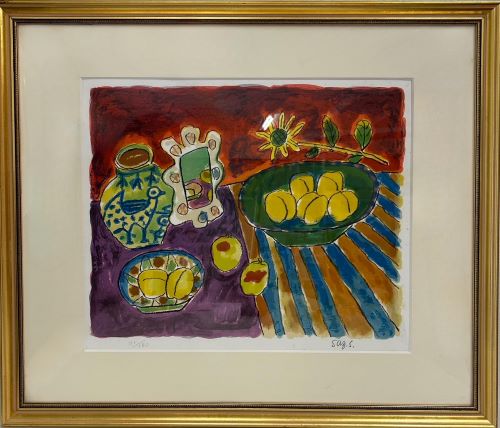 鈴木信太郎「バラ」 の買取実績｜茨城県水戸市 油絵・油彩画