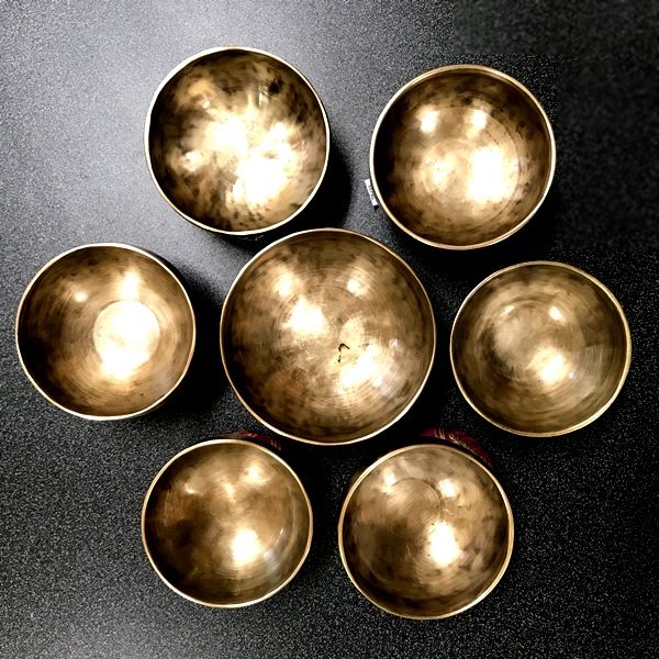 シンギングボウル／フルムーンボウル・7メタル【7個セット】チャクラ