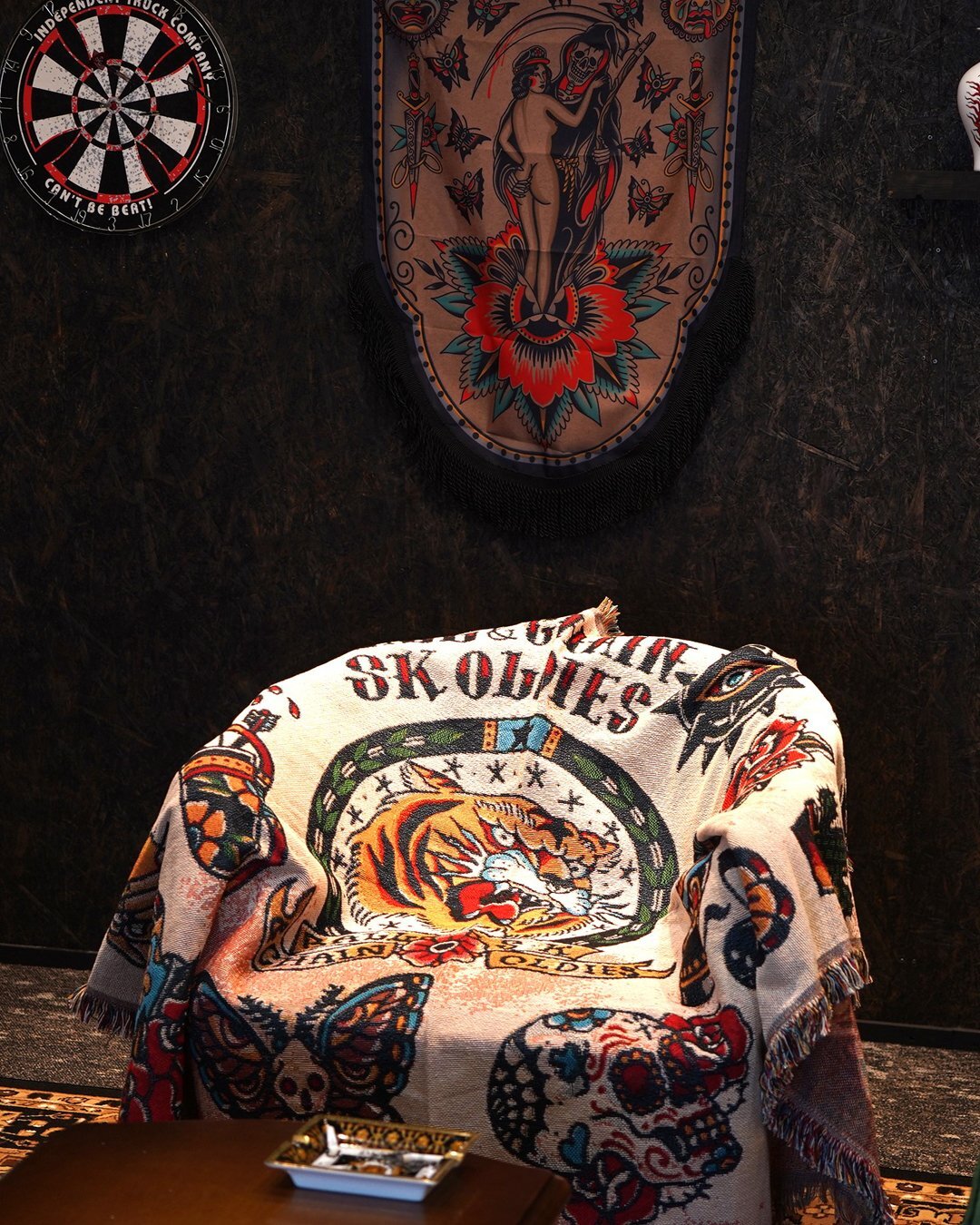 SK OLDIES x BALL&CHAIN Collaboration マルチラグ Designed by