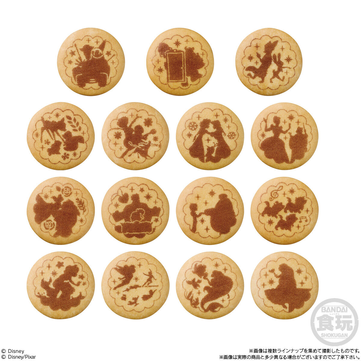 Disney Characters 刺繍缶バッジビスケット2｜発売日：2025年12月22日