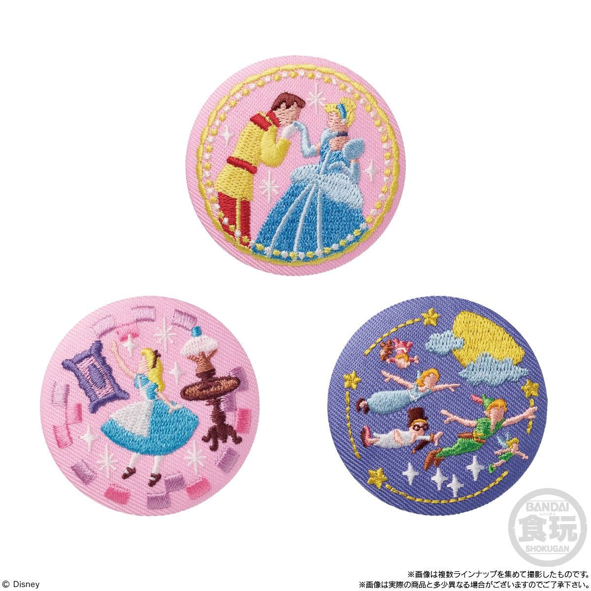Disney Characters 刺繍缶バッジビスケット(再販）｜発売日：2025年5月