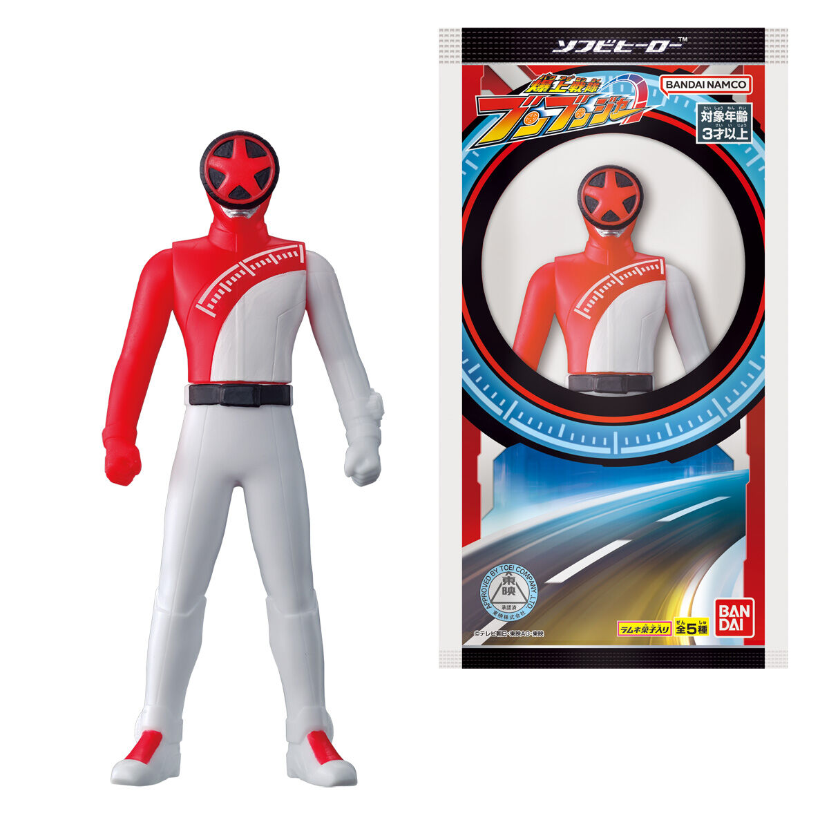 爆上戦隊ブンブンジャー ソフビヒーロー｜発売日：2024年4月15日