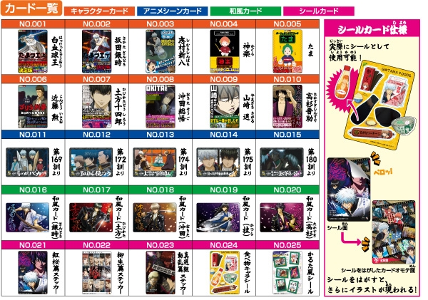 銀魂カードガム ～導かれしバカたち～｜発売日：2010年3月｜バンダイ