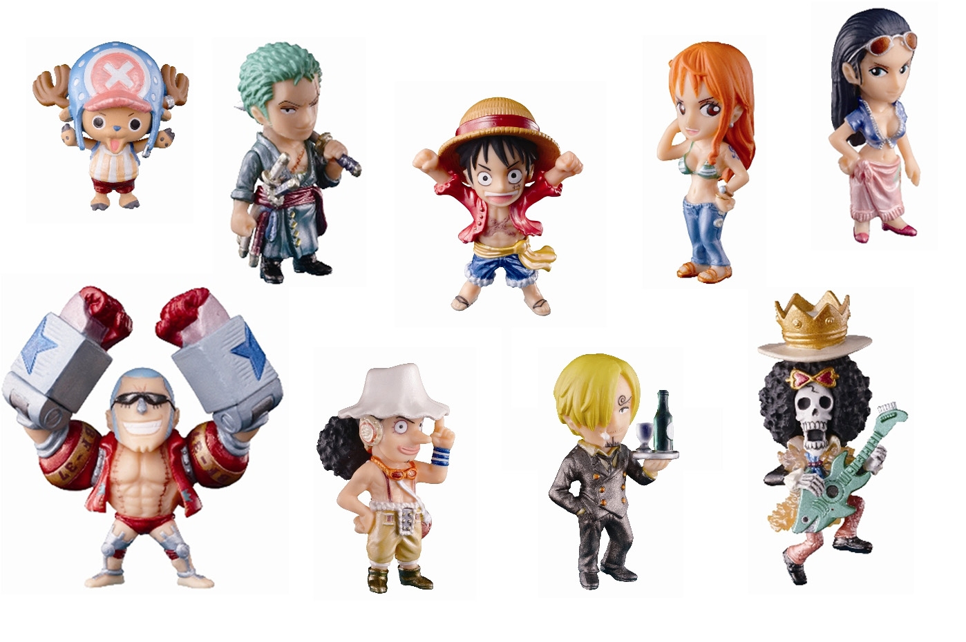 ワンピースコレクション麦わらの一味パールカラースペシャル（9体
