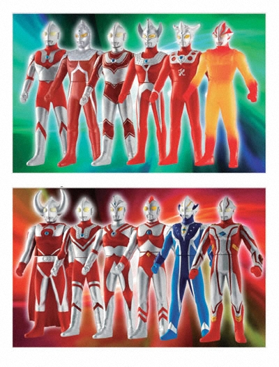 ウルトラマン プレイヒーロースペシャル ウルトラファミリー6体セット