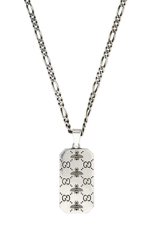 GUCCI SILVER INTERLOCKING G NECKLACE YBB678651001 | Bandiera