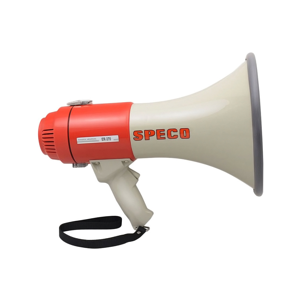 Speco ER-370 Deluxe Megaphone with Siren | Band Shoppe