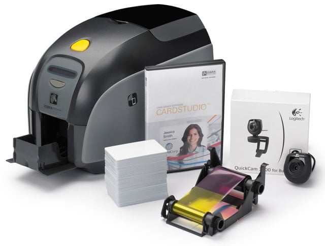 Zebra ZXP 1 ID Card Printer System ID Card Printer System