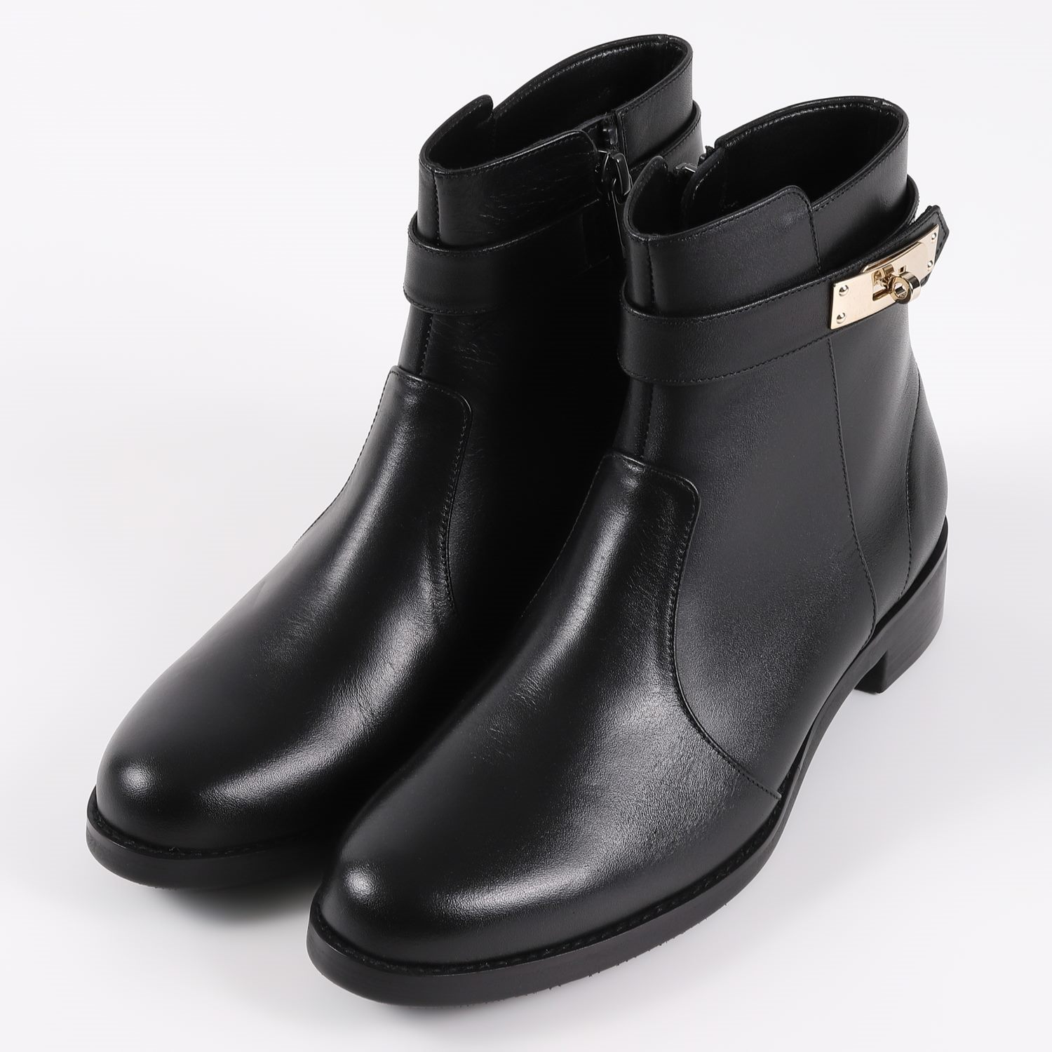 BARCLAY（バークレー）金具ショートブーツ チョコ｜BARCLAY