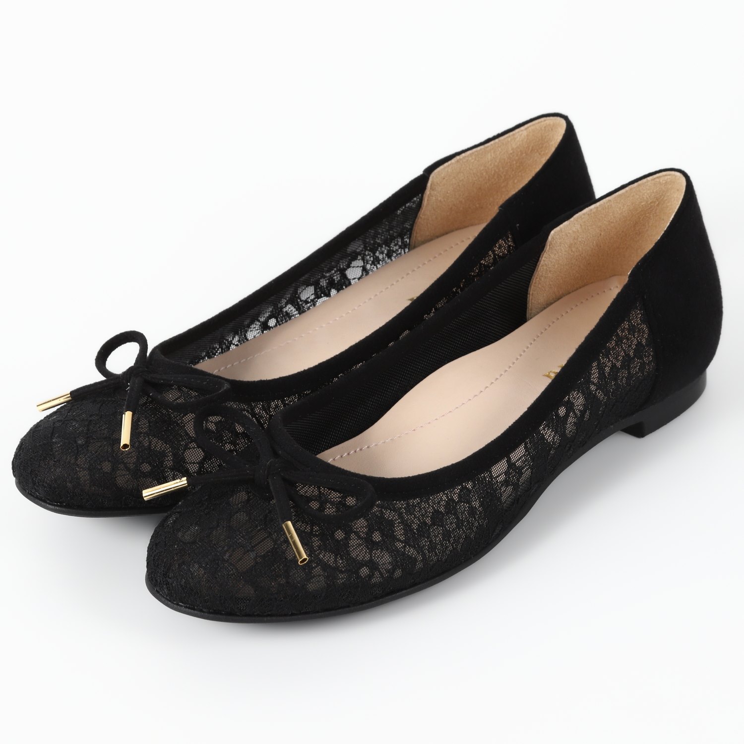 OUTLET】BARCLAY（バークレー）バレエシューズ ベージュファブリック