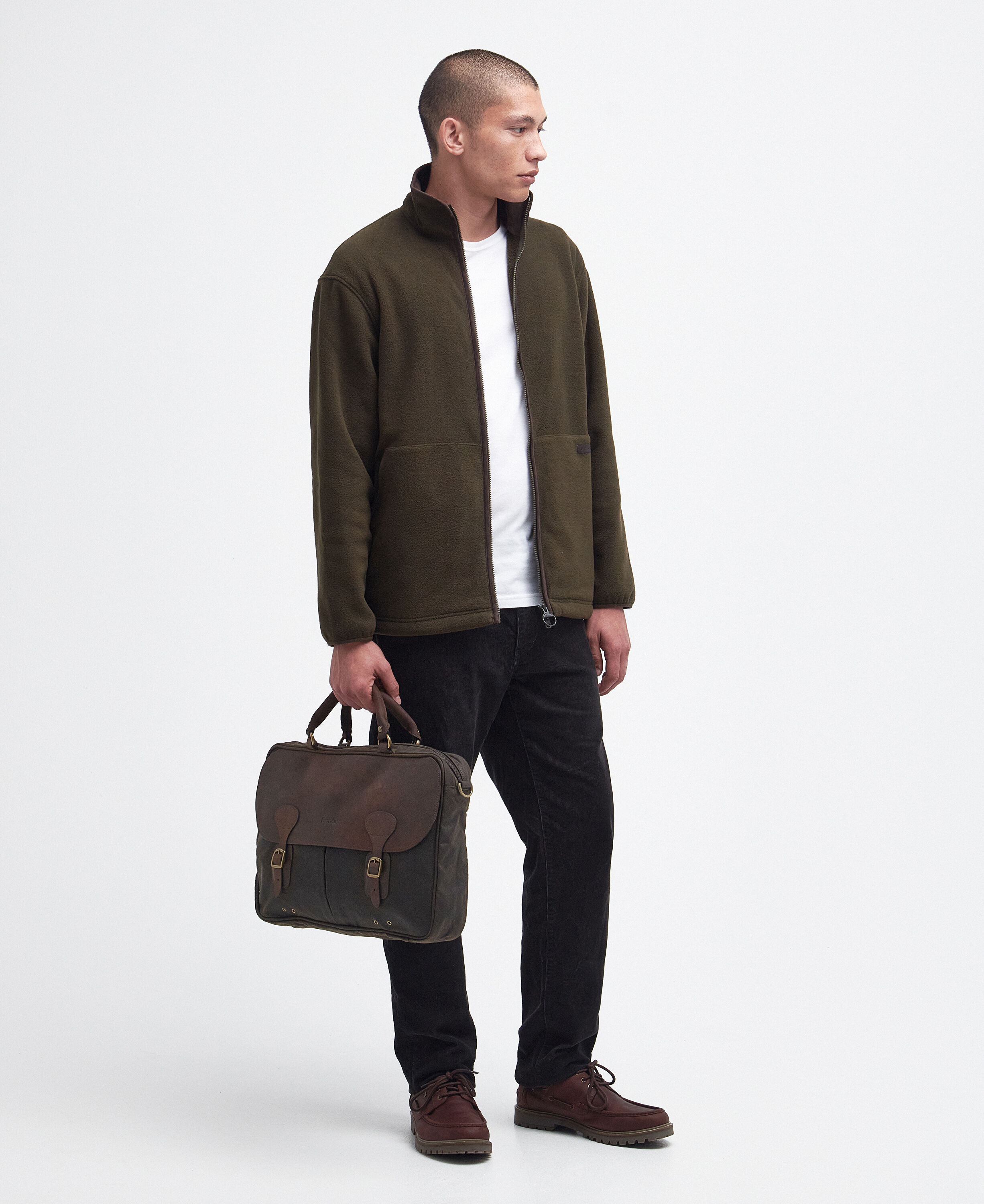 Buy Waxed Leather Briefcase for GBP 199.00 | BARBOUR_GB