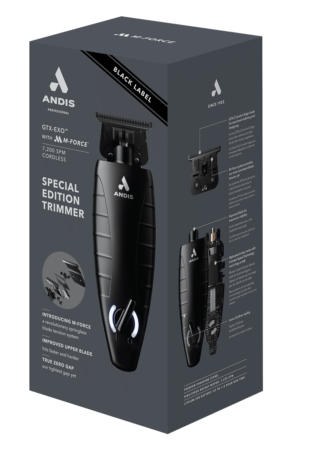 Andis GTX-Exo Black Label M-Force Special Edition Cordless Trimmer