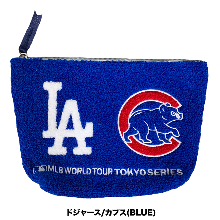 即日出荷 イーカム フラット ポーチ MLB ドジャース MLB ワールド