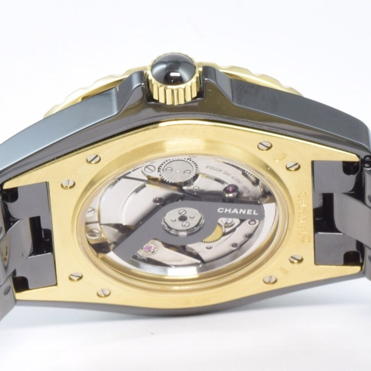 中古 シャネル J12-42 イエローゴールド ブラック セラミック | 商品