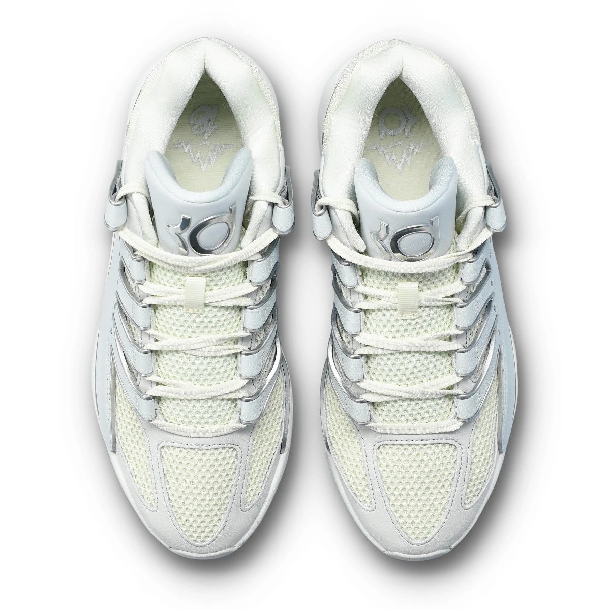 Basketball Shoes Nike KD18 Chain Reaction Pure Platinum-Wolf Grey