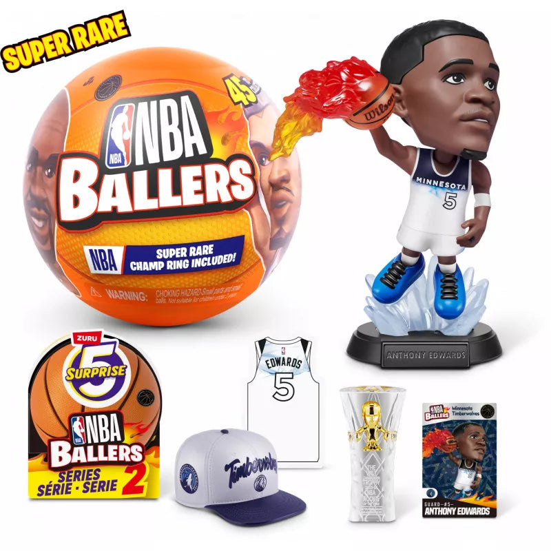 5 Surprise NBA Ballers Series 2