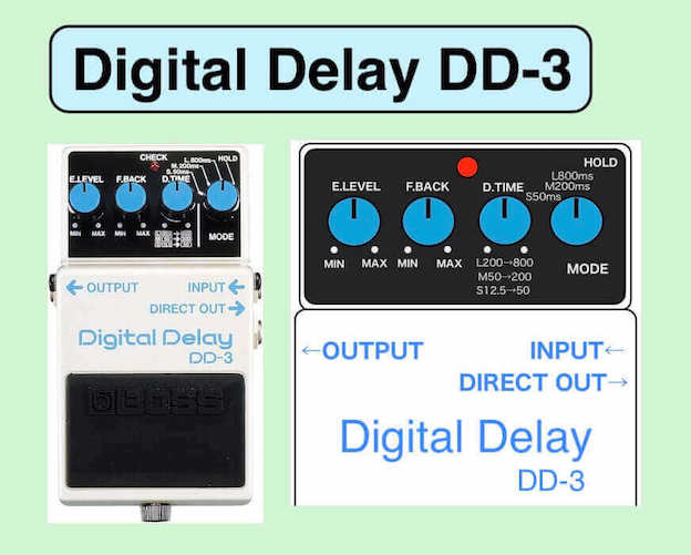 BOSS(ボス)のデジタルディレイDDシリーズ〜仕様を比較♪〜 | Bass-the