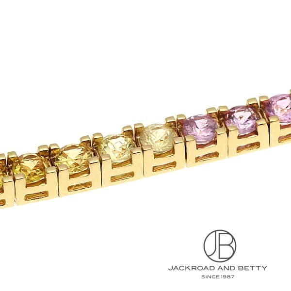 マルチカラーサファイア ブレスレット[BT0007YHGJ0A] Multi color