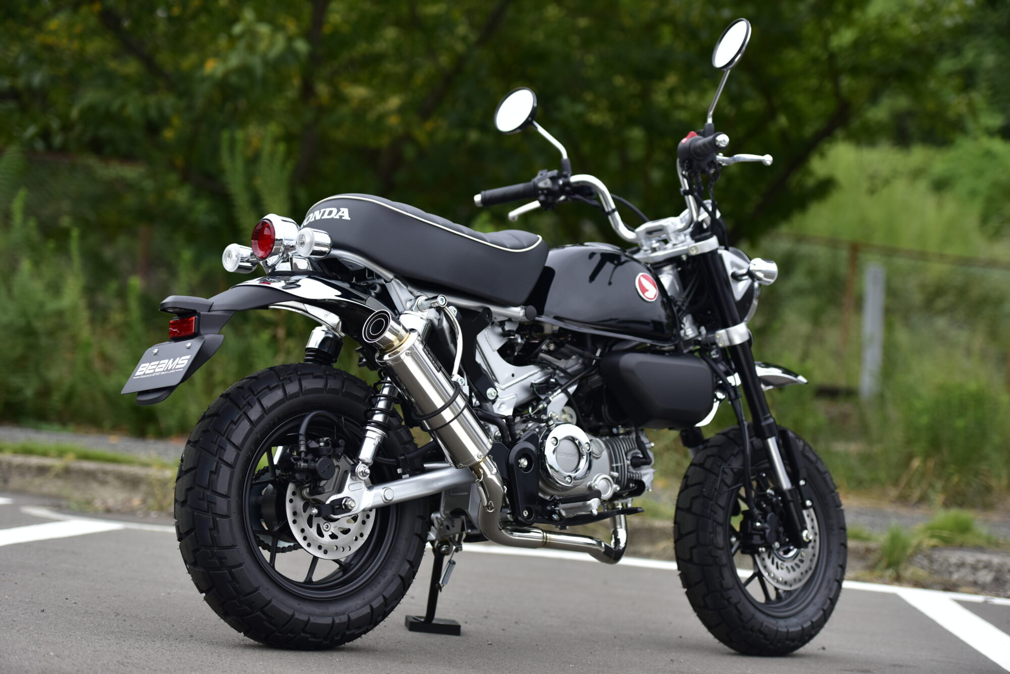 R-EVOステンレスサイレンサー 政府認証：モンキー125：政府認証 ｜ BEAMS