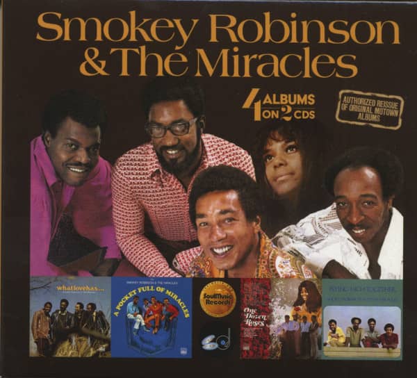 Smokey Robinson & The Miracles CD: 4 Albums On 2 CDS (2-CD) - Bear