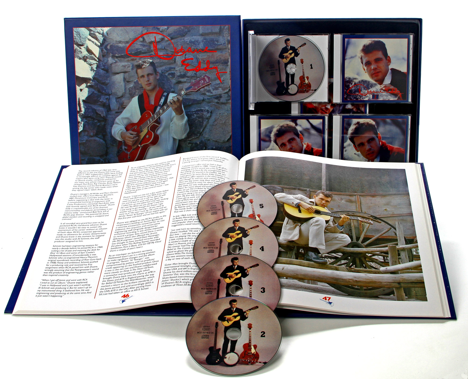 Duane Eddy Box set: Twangin' From Phoenix To L.A. (5-CD Deluxe Box