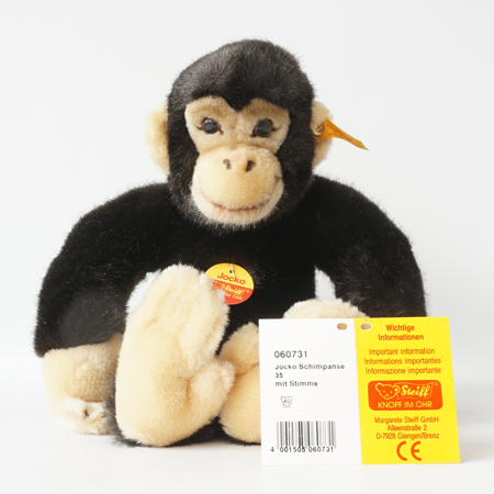 Steiff Monkey Jocko Chimpanzee, 35 cm, EAN 060731 – Bears Dolls Toys