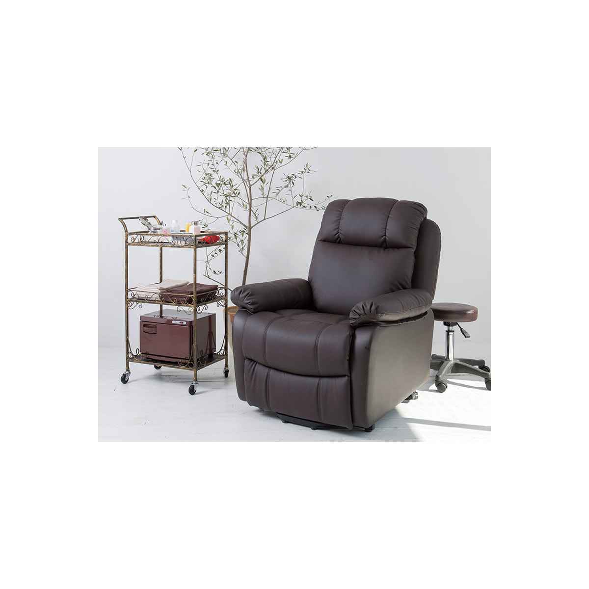 電動ラウンジチェア SHIFFON Jr （シフォンジュニア）（ブラック）の卸