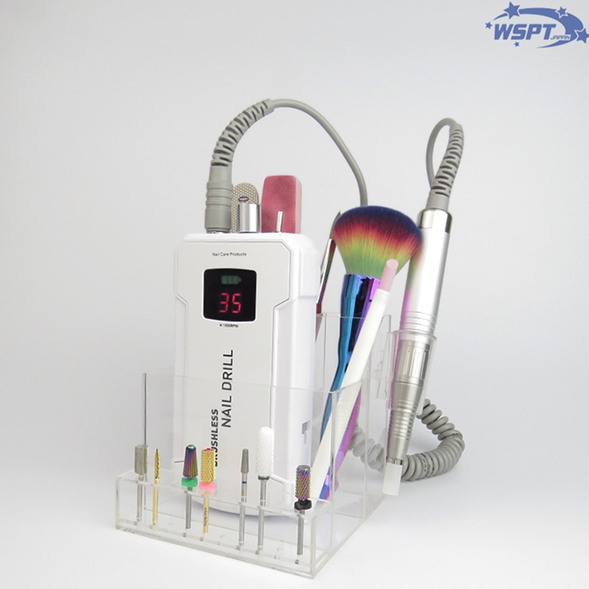 ネイルマシン収納ビットスタンド（ハンドピースホルダーM付）の卸