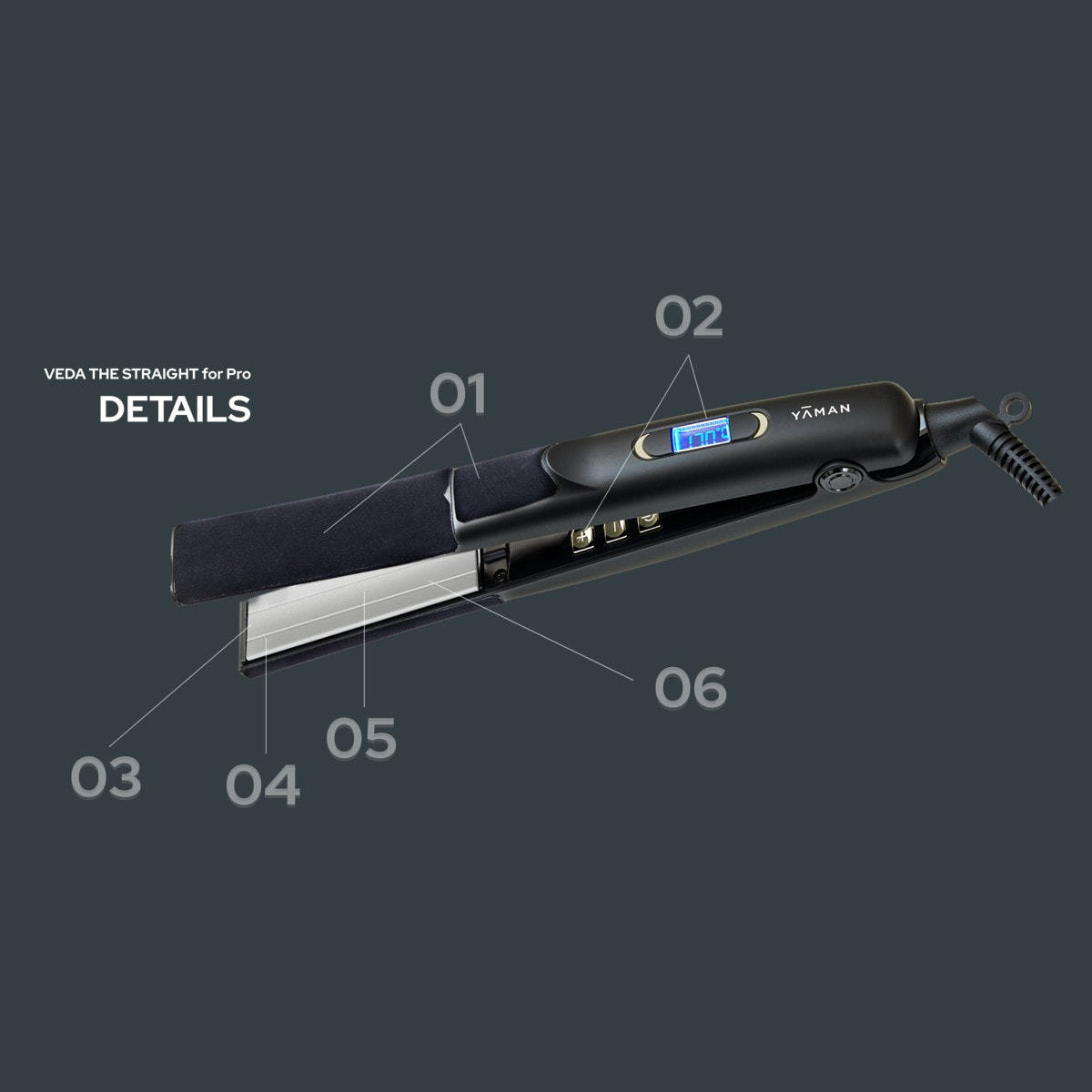 ヴェーダ THE ストレート for ProⅡ≪業務用ストレートヘアアイロン