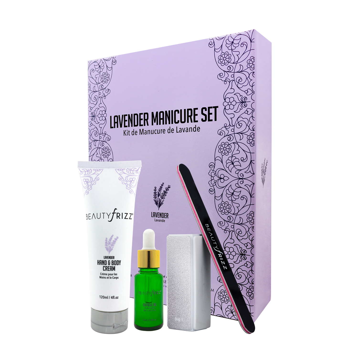 Manicure Set Lavender | Discover Wellness | BeautyFrizz