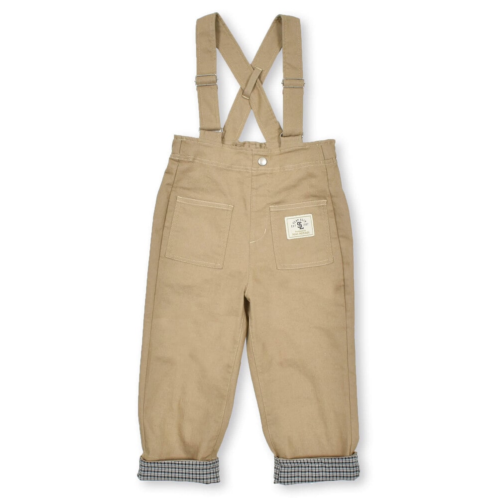 宮城舞さん×SLAPSLIP】デニムツイルストレッチサロペット(80~120cm