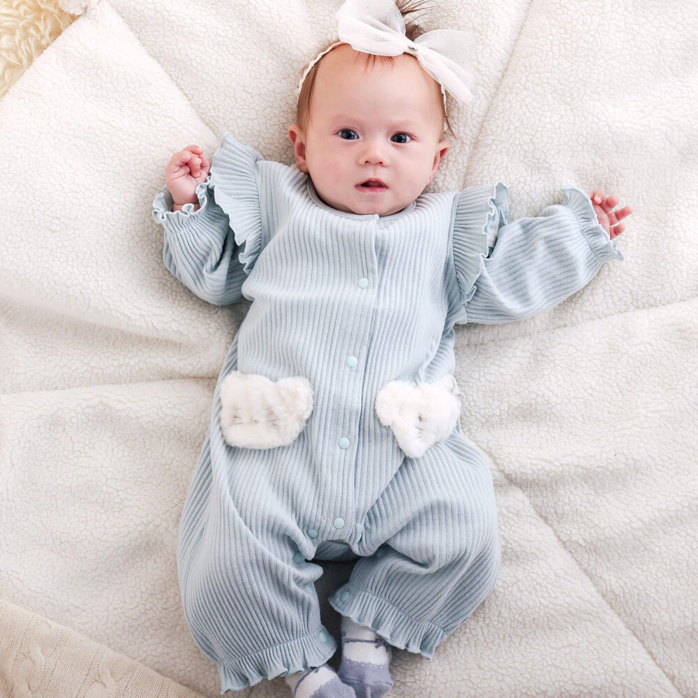 お揃い】アニマルクマウサギネコフワフワパッチ刺しゅうロンパース