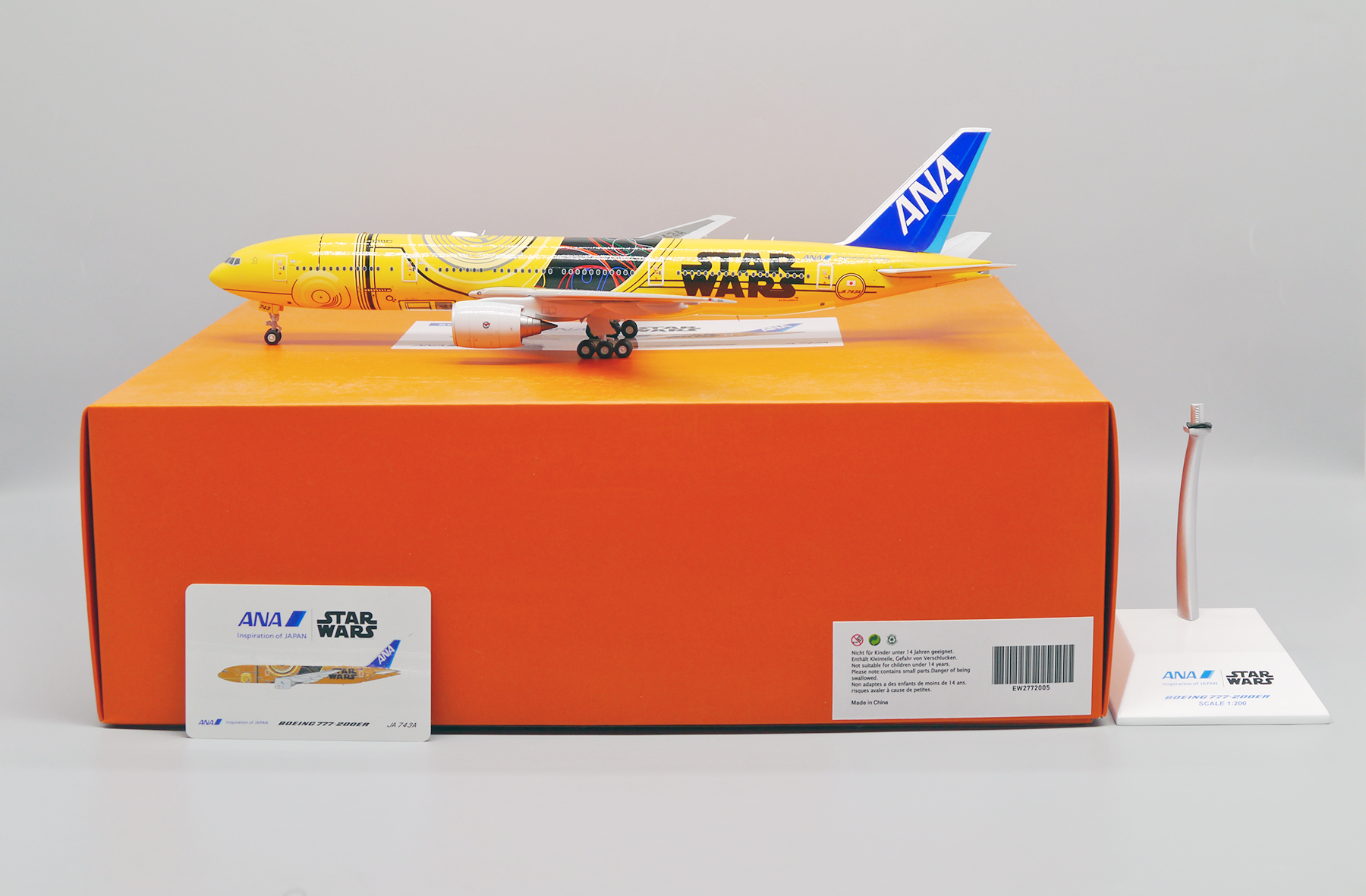 JC Wings 1:200 ANA All Nippon Airways JA743A Boeing 777-200