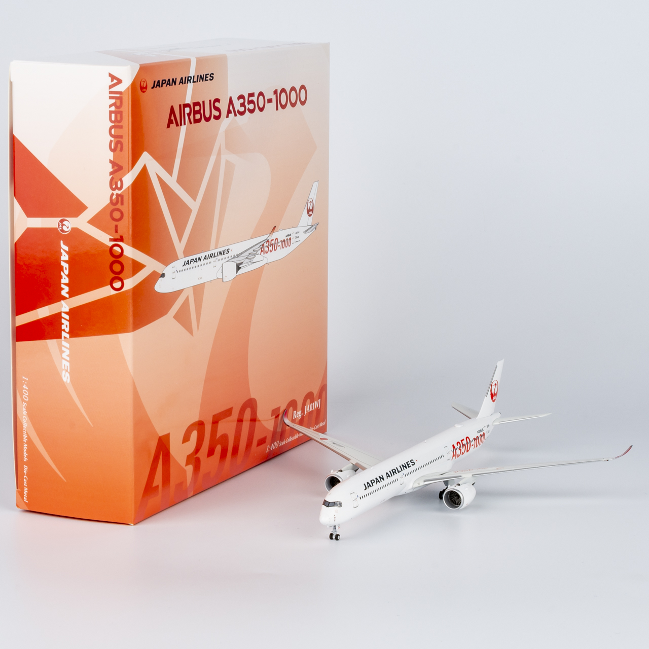 NG Models 1:400 JAL Japan Airlines JA01WJ Airbus A350-1000