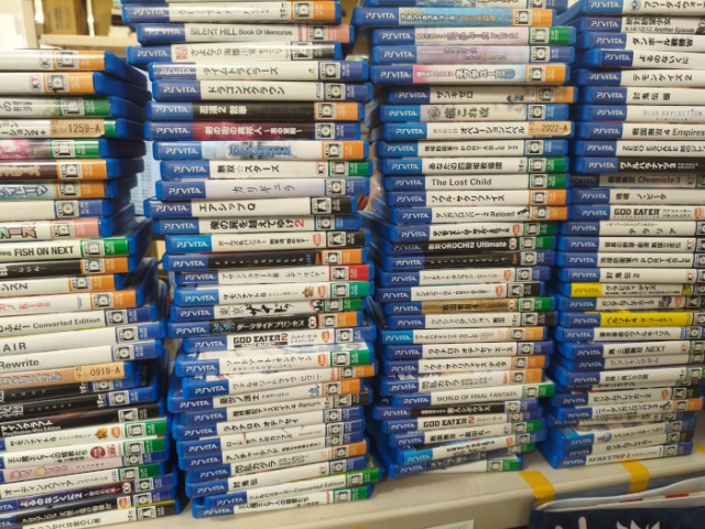 宅配買取】こんなにあったの!? 大量の『PS Vita』ソフトのコレクション