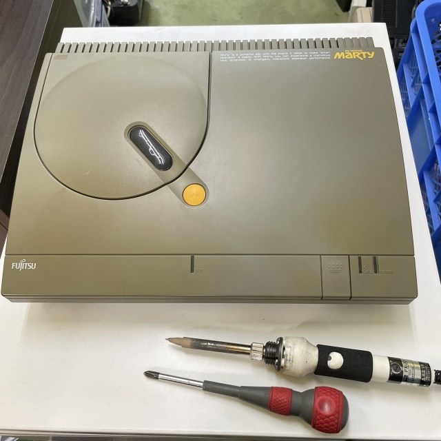 BEEP修理班】FM TOWNS MARTY モデル2の電源修理とオーバーホールをしま