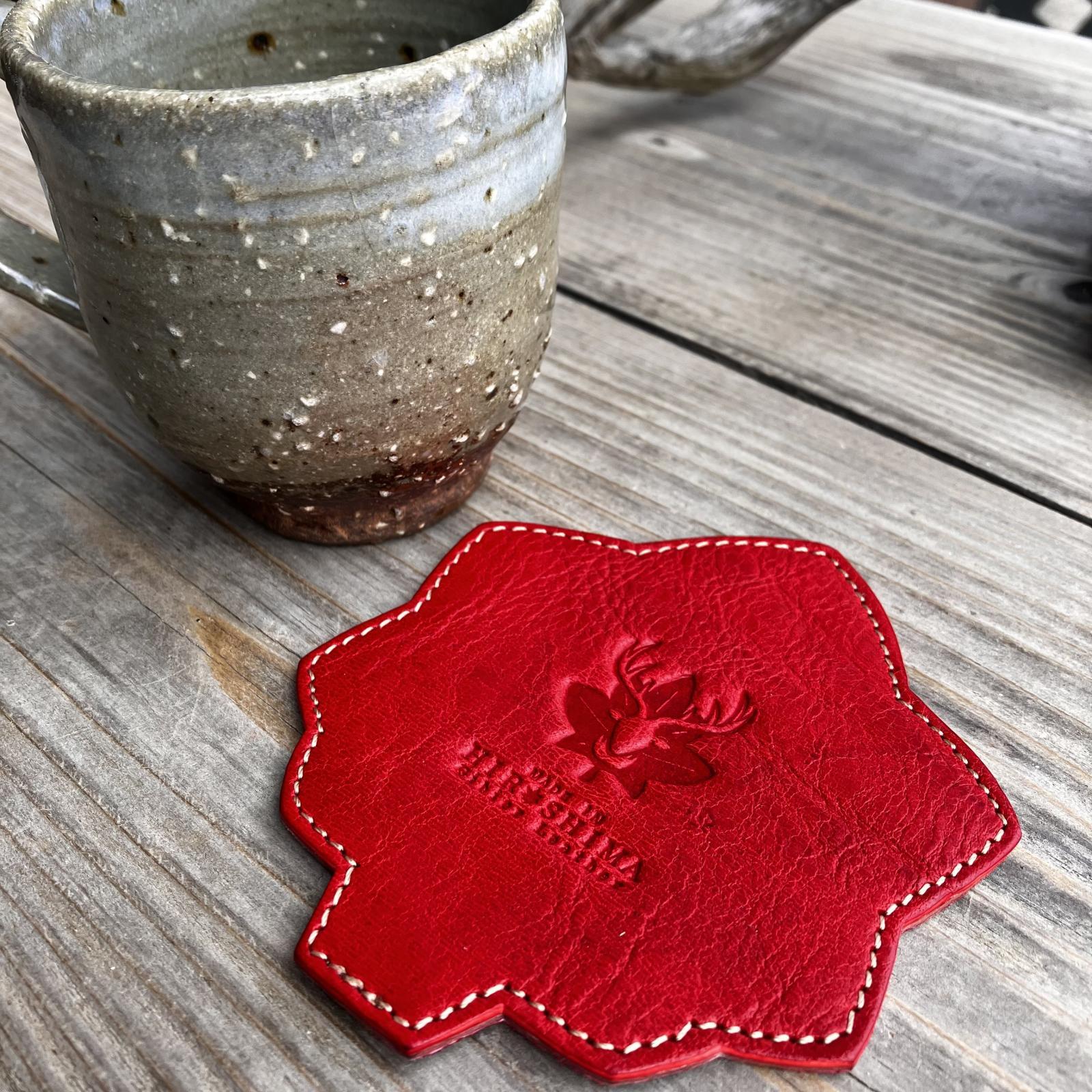 BELL'S SQUARE（ベルズスクエア） ジビエ鹿革「もみじモチーフ