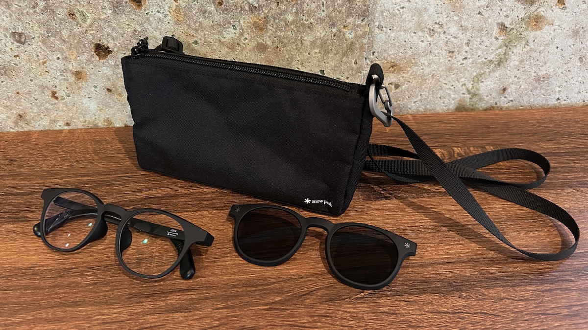 度付きめがねがサングラスに変身！こりゃ～便利な「JINS×Snow Peak