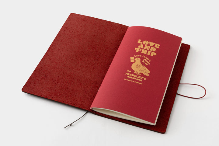 TRAVELER'S notebook Red LOVE AND TRIP Edition – Berylune