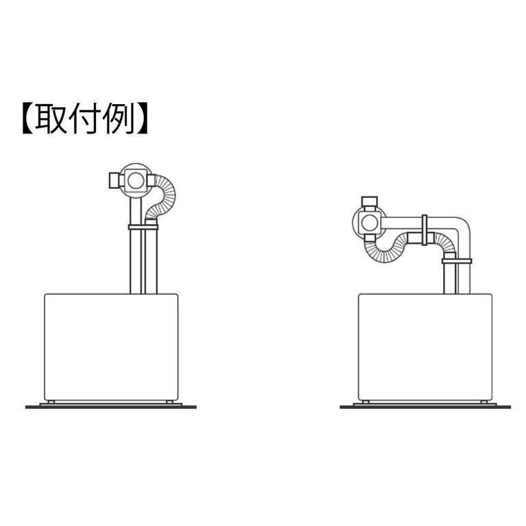 F-05L｜FF式ストーブ用給排気筒延長セット φ41×延長距離0.5m｜ベスト