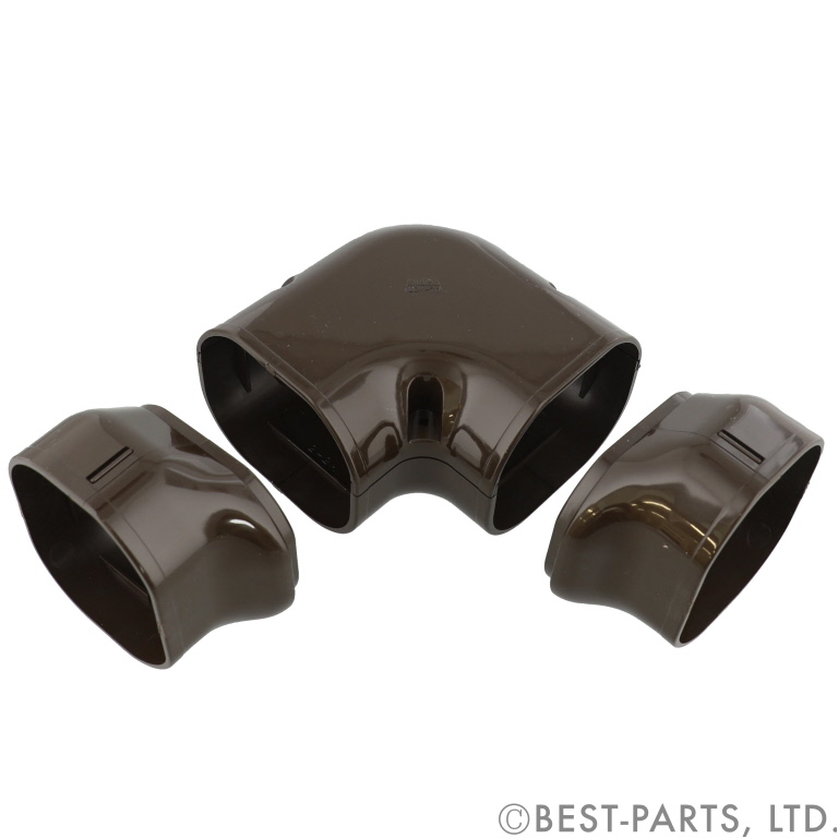 LDN-70-B｜因幡電機産業｜スリムダクトLD 70サイズ ひねり90°エルボ