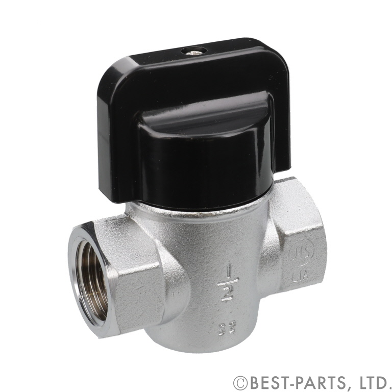 FV710C-L｜藤井合金製作所｜LPガス用 ねじガス栓 Rc1/2×Rc1/2｜ベスト