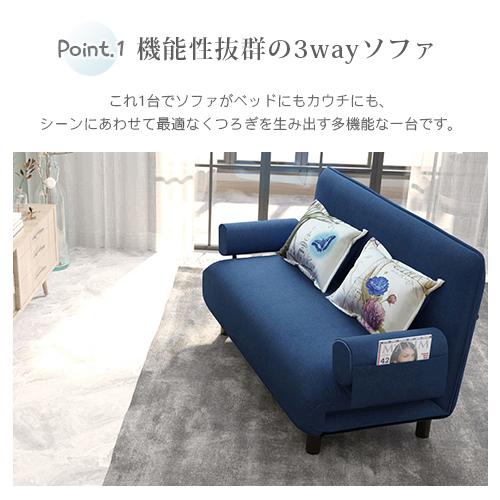 多機能ソファーベッド 省スペース折りたたみタイプ fyj-1250