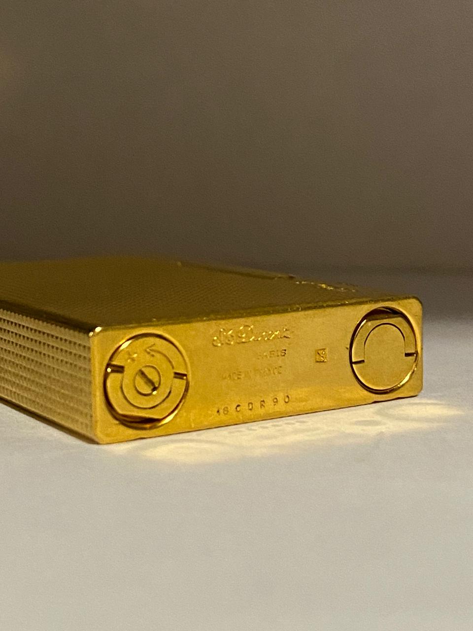 ST Dupont Diamond Head Gold Plated Gatsby Lighter – BG Gear Co