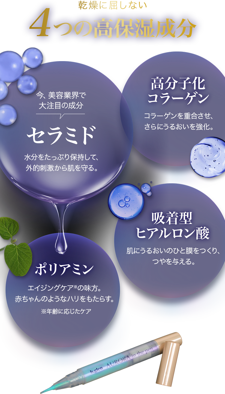 オーロラ イン ザ ペン｜ひと塗りで肌にうるおいときらめきを