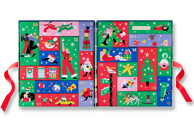 キールズ×クリスマスコフレ2021】カラフルなアドベントカレンダーは